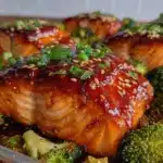 easy sheet pan teriyaki salmon - featured image