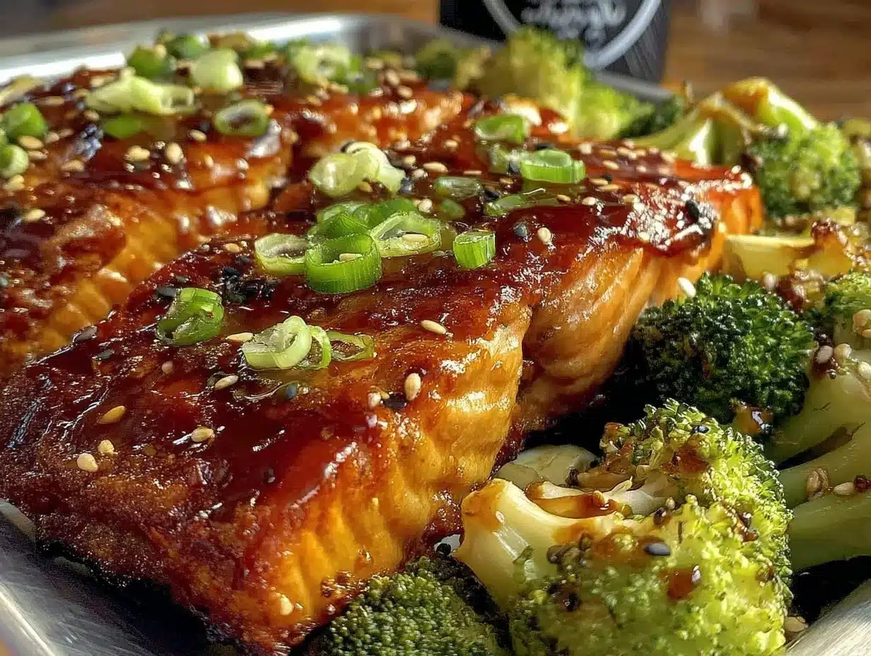 easy sheet pan teriyaki salmon preparation steps