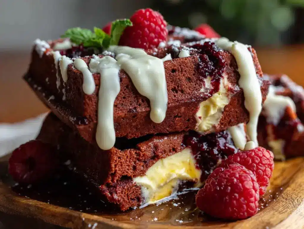 Fluffy Red Velvet Waffles - featured image