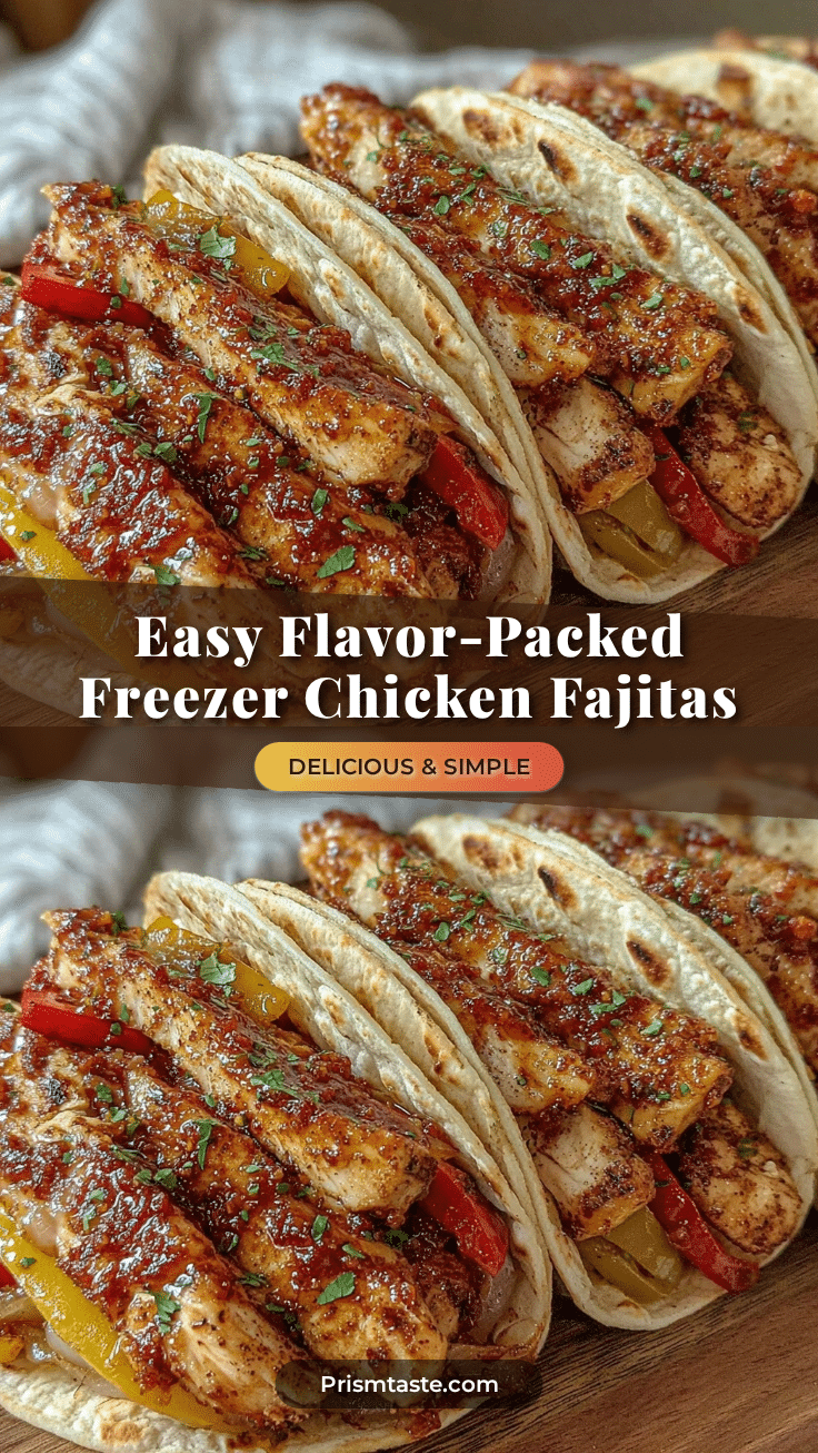 freezer chicken fajita packets recipe