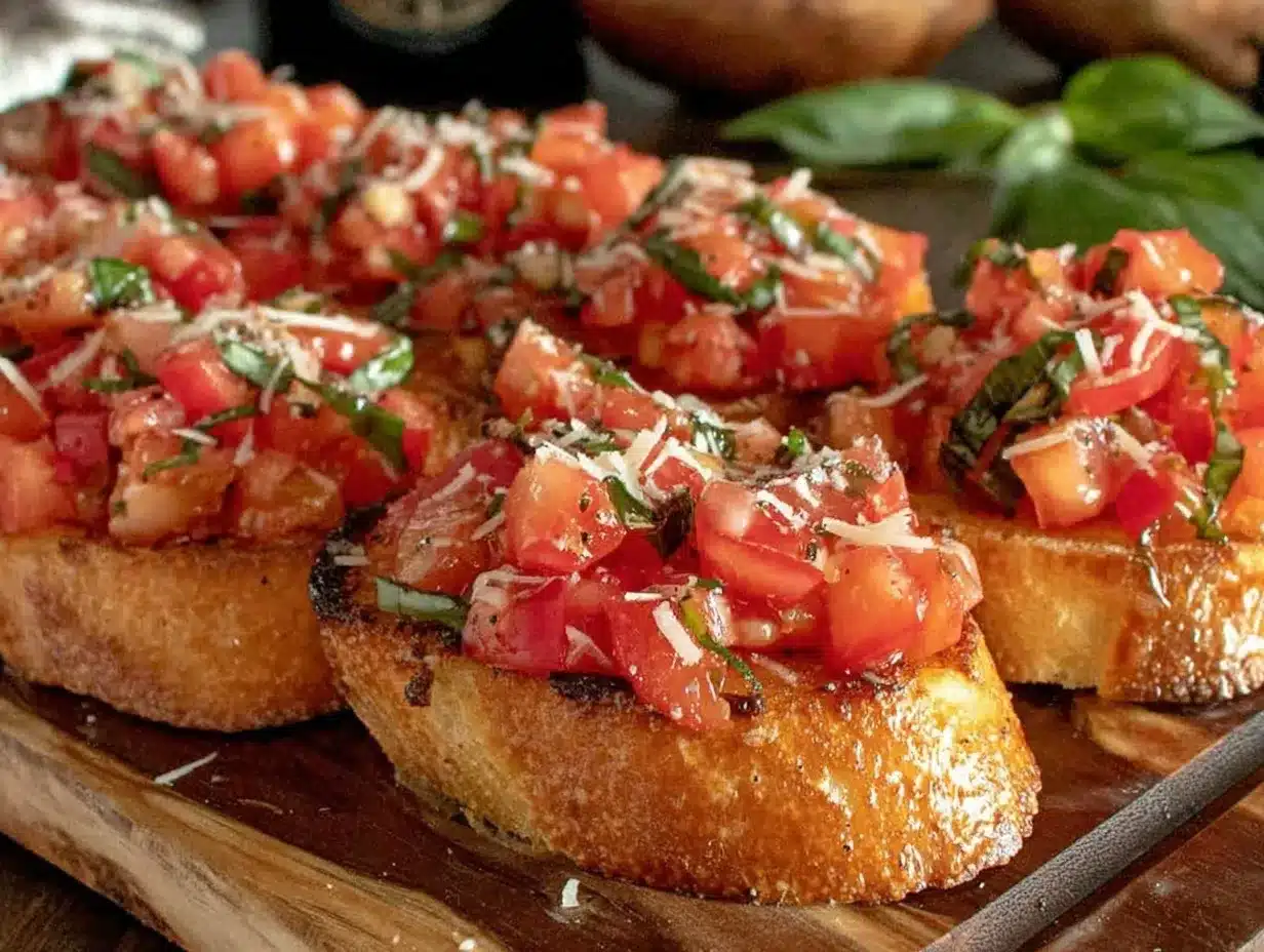 fresh bruschetta recipe preparation steps