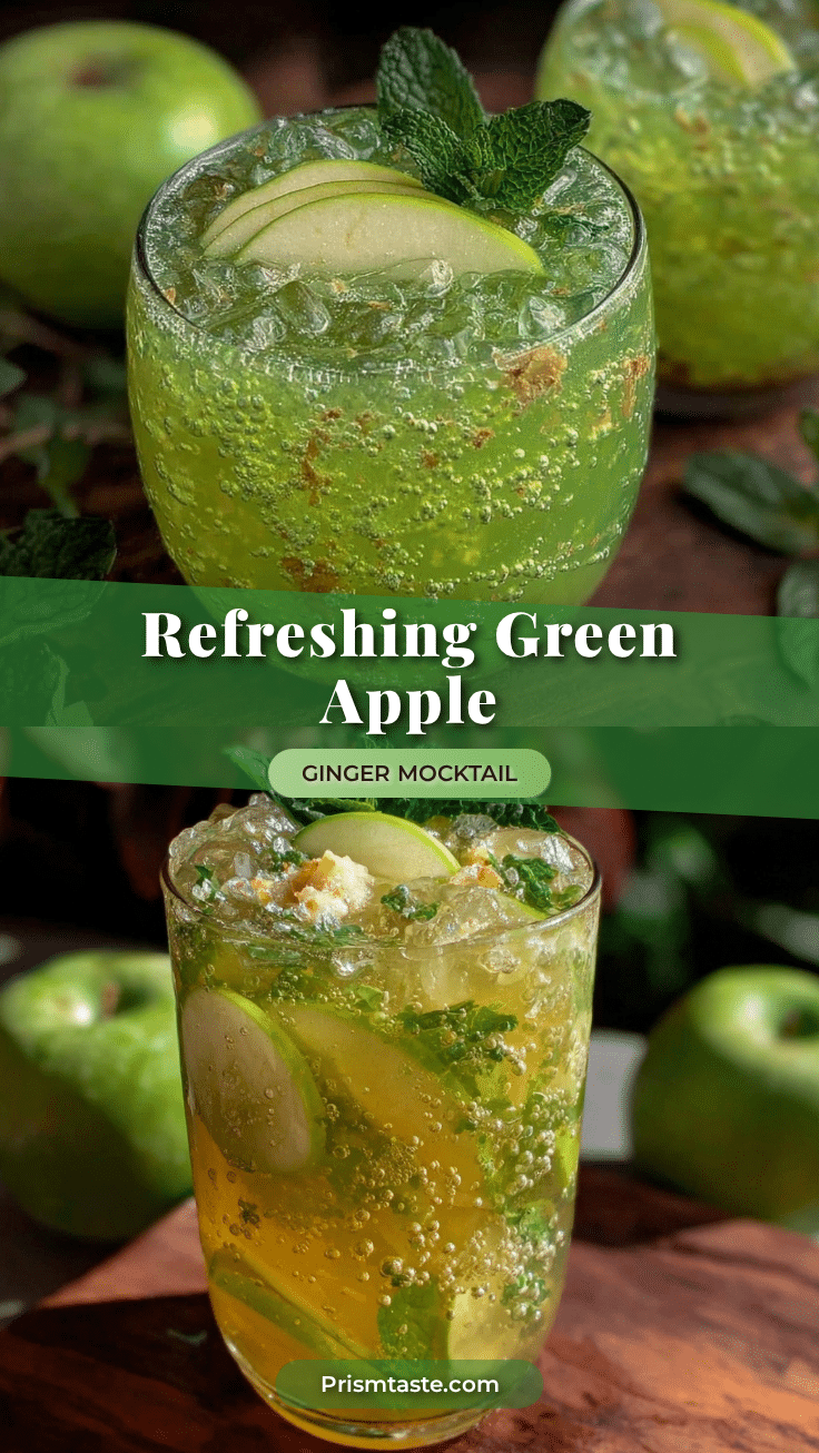 fresh green apple mocktail recipe