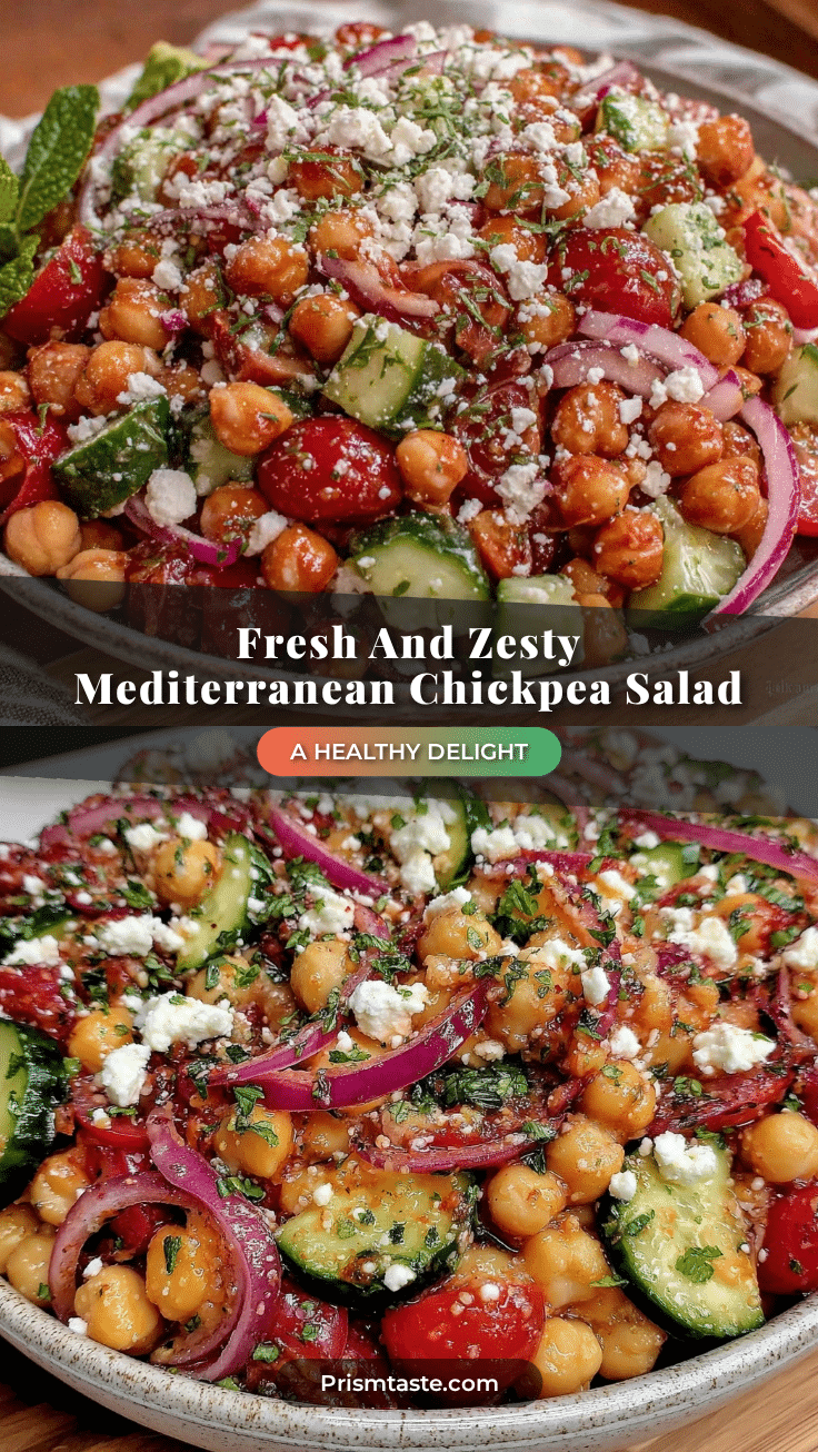 fresh mediterranean chickpea salad recipe