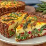 Fresh Spring Vegetable Quiche - featured image