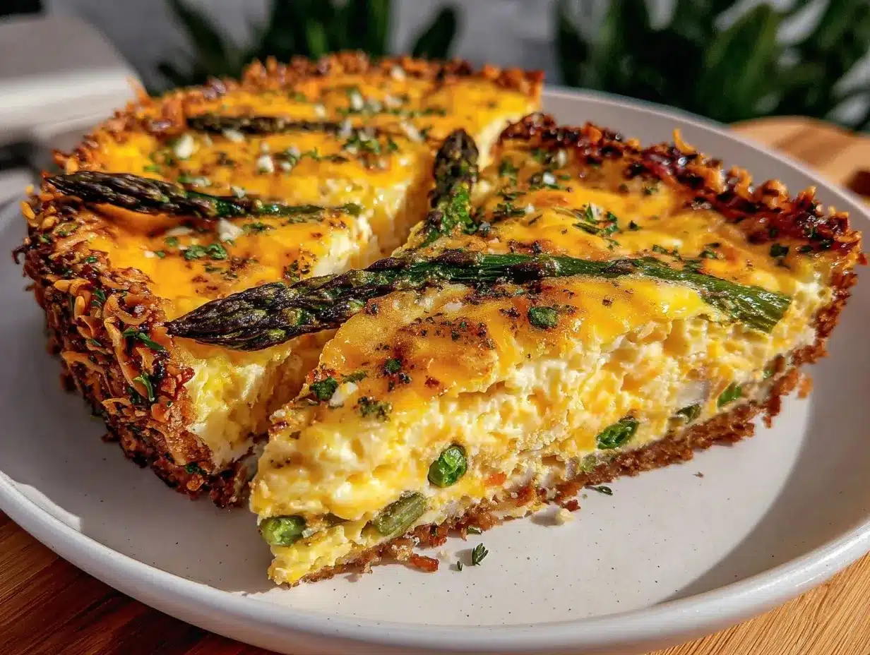 Fresh Spring Vegetable Quiche preparation steps