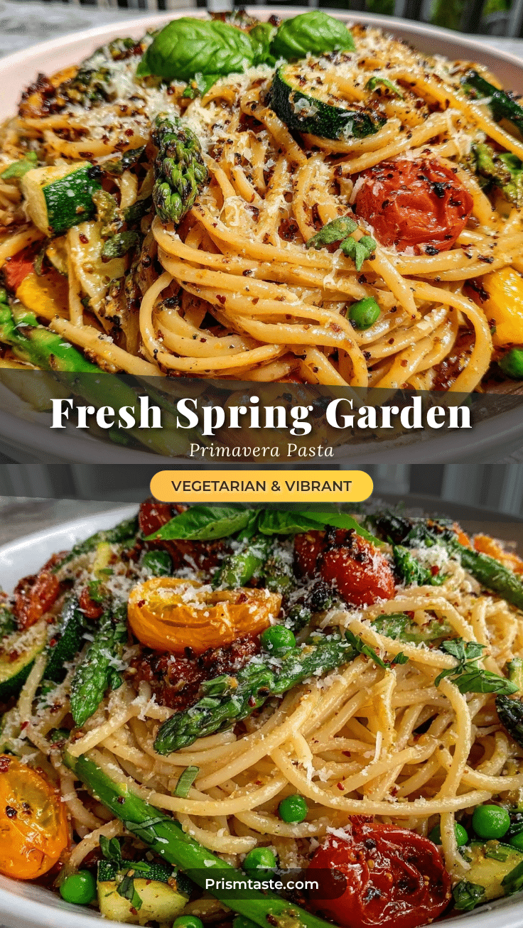 garden vegetable primavera pasta recipe