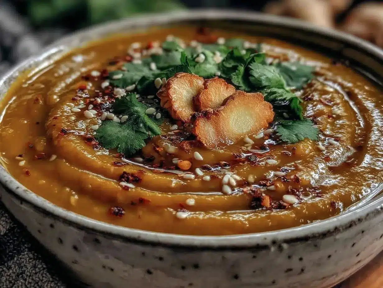 ginger turmeric soup preparation steps