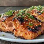 gochujang honey glazed salmon - featured image