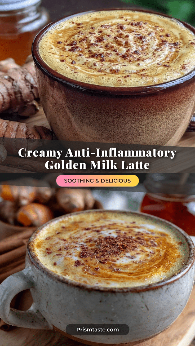 healthy anti-inflammatory golden milk latte recipe recipe
