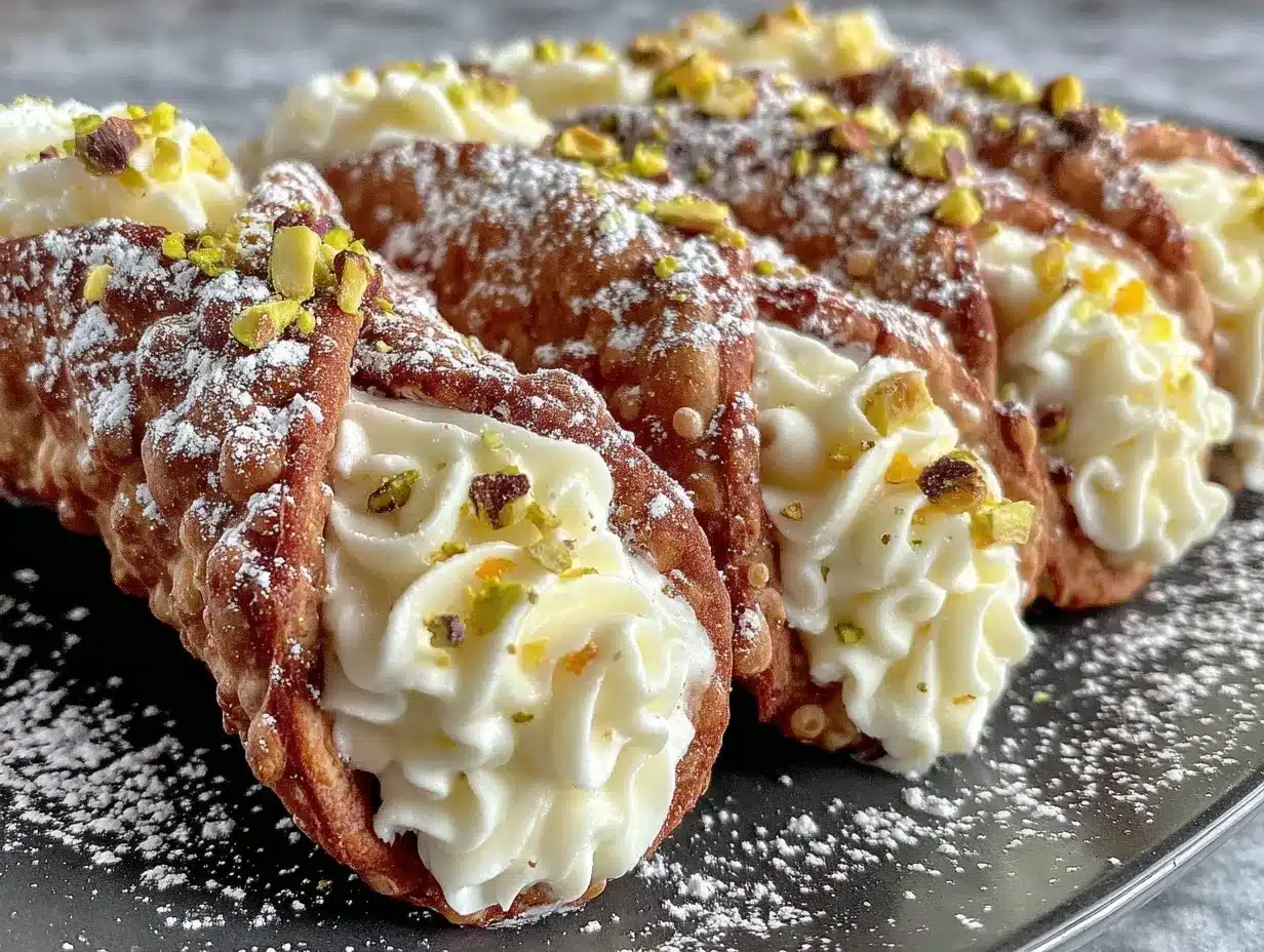 homemade cannoli preparation steps