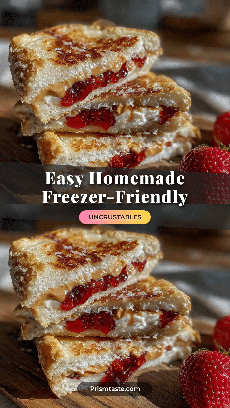 homemade freezer-friendly uncrustables recipe