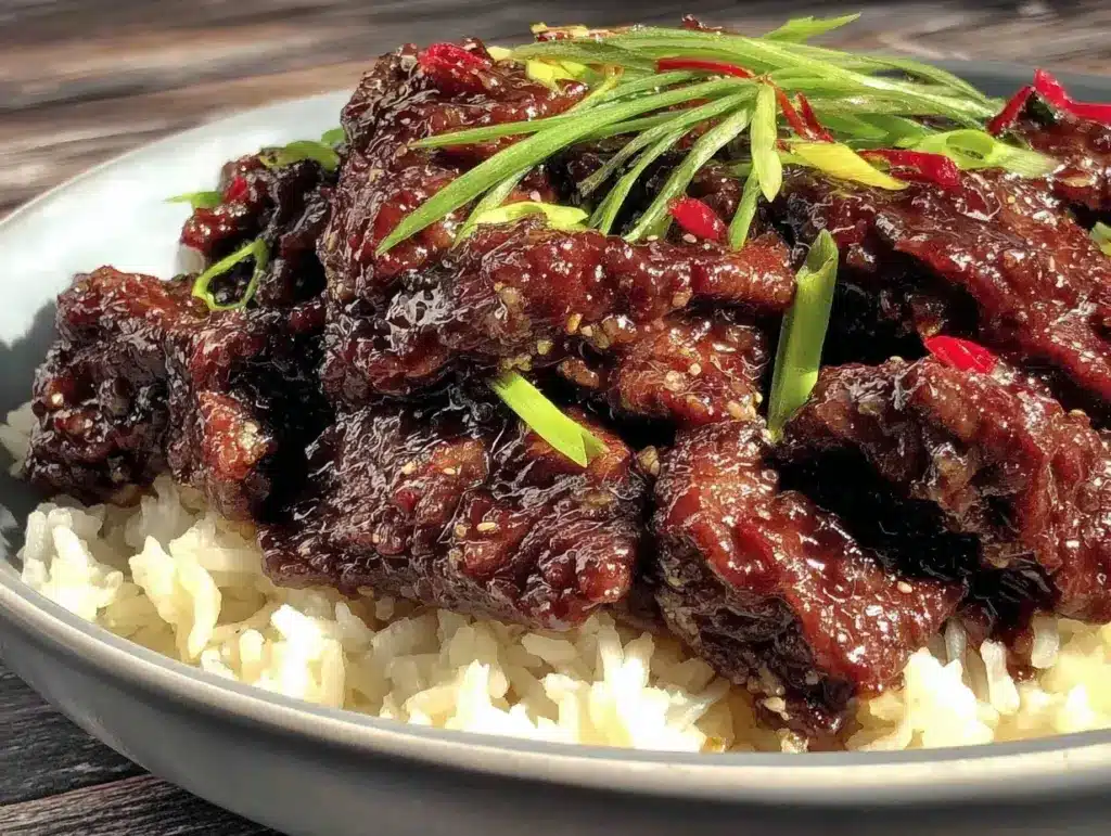 Instant Pot Mongolian Beef - featured image