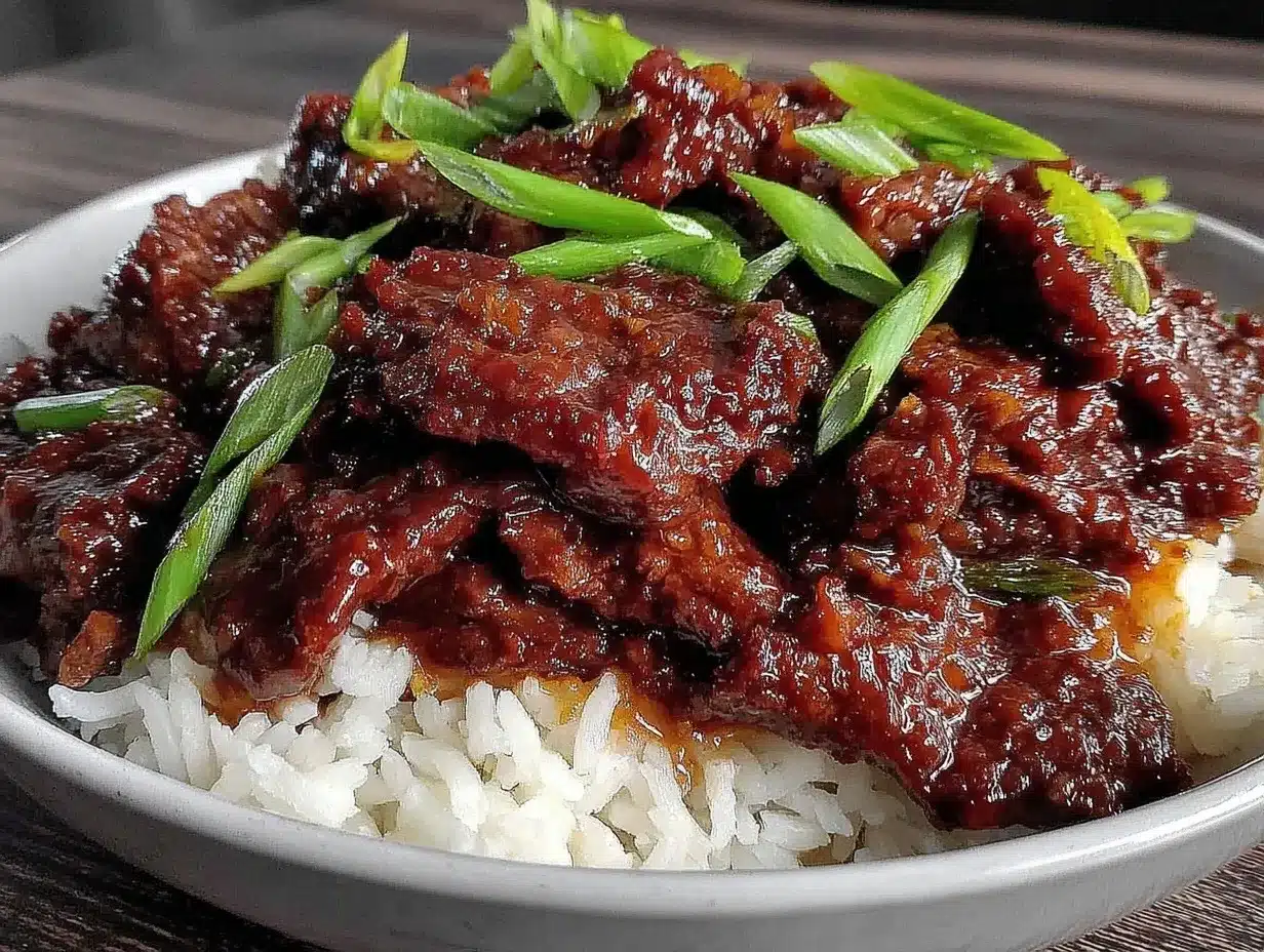 Instant Pot Mongolian Beef preparation steps