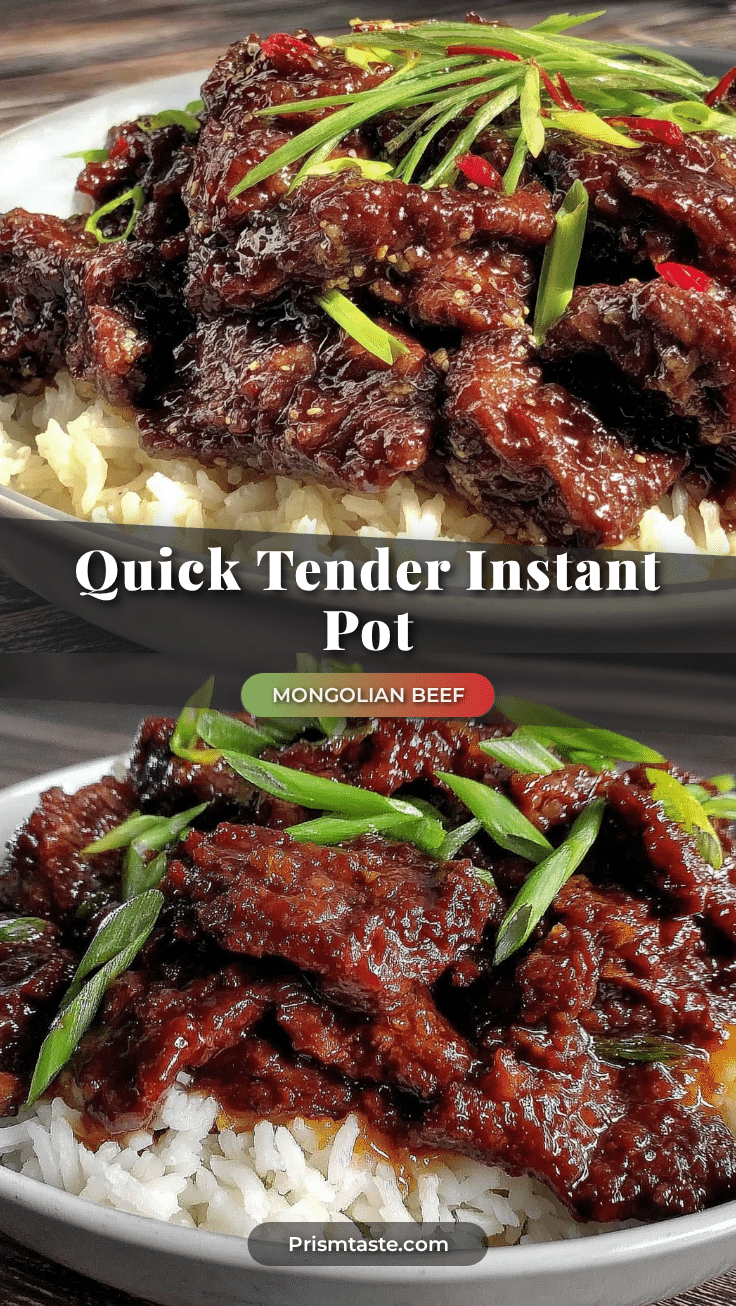Instant Pot Mongolian Beef recipe