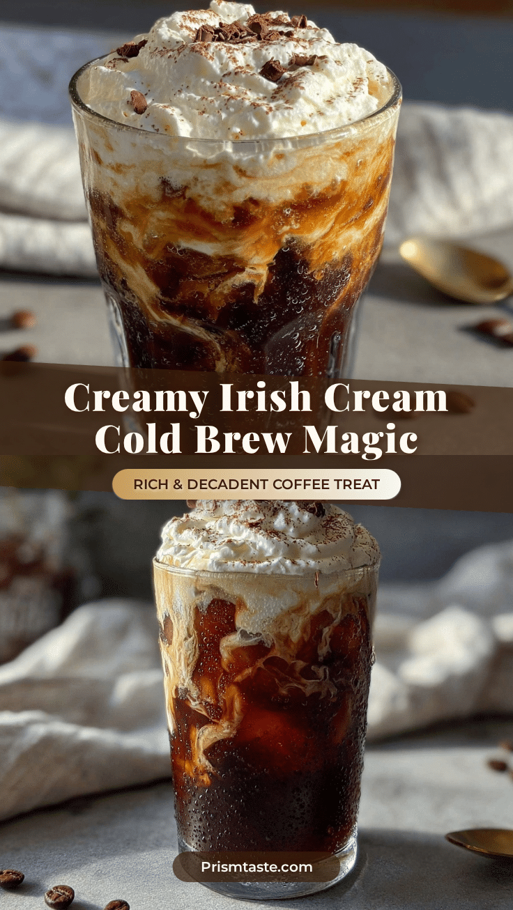 Irish cream cold brew coffee recipe