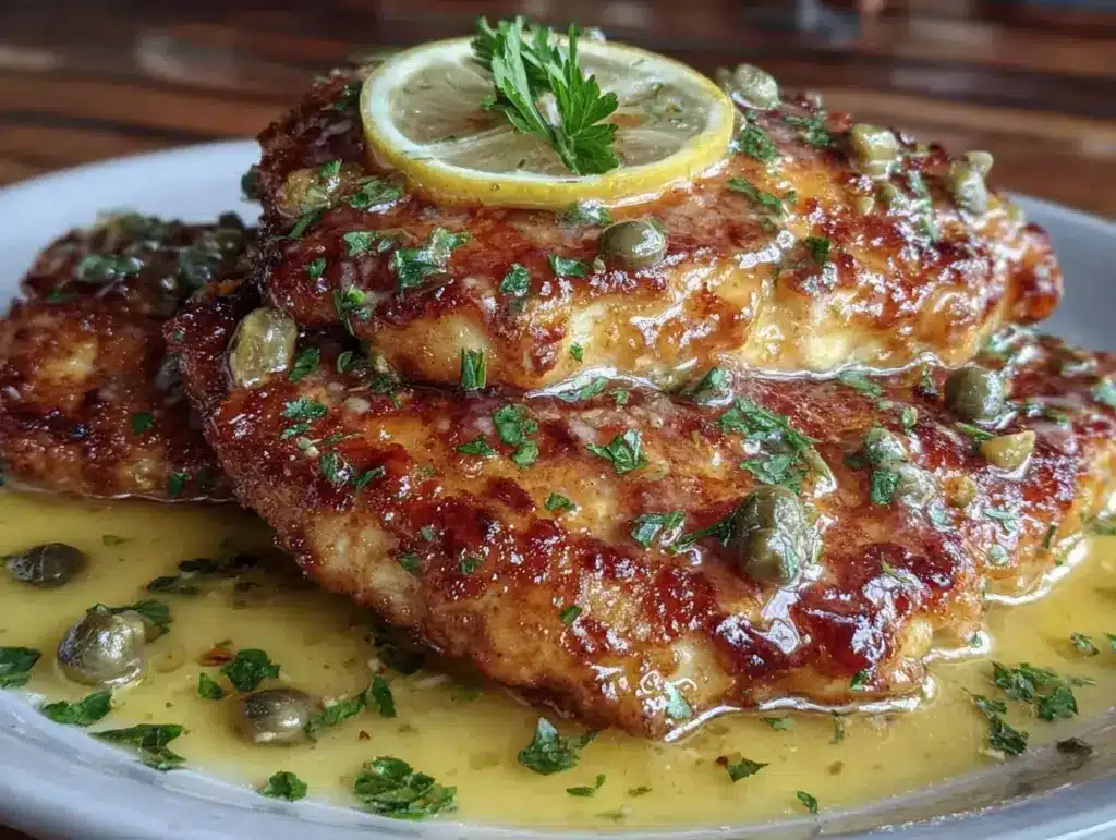 lemon artichoke chicken piccata - featured image