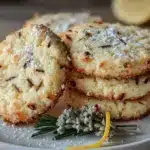 lemon lavender tea cookies - featured image