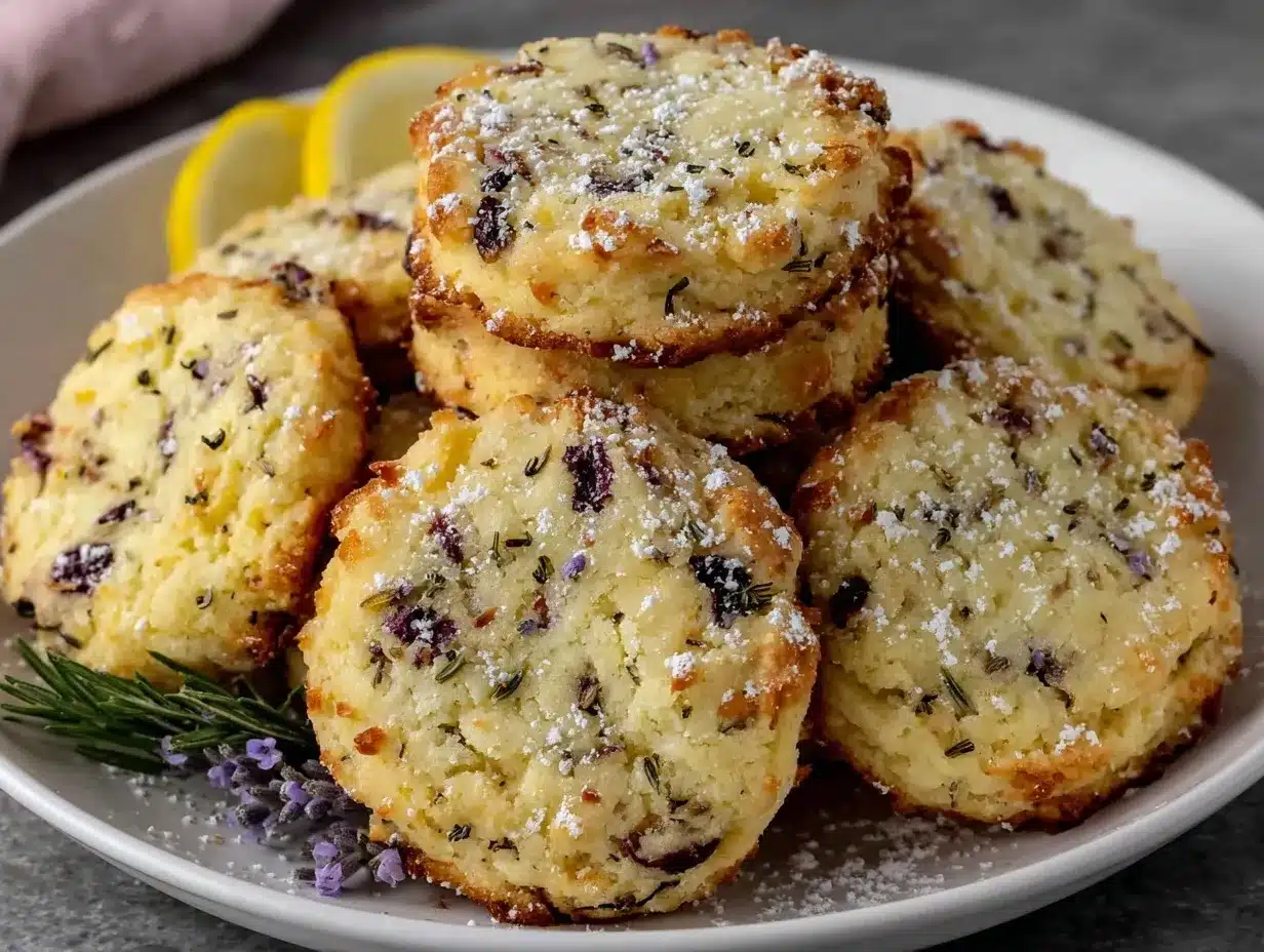 lemon lavender tea cookies preparation steps