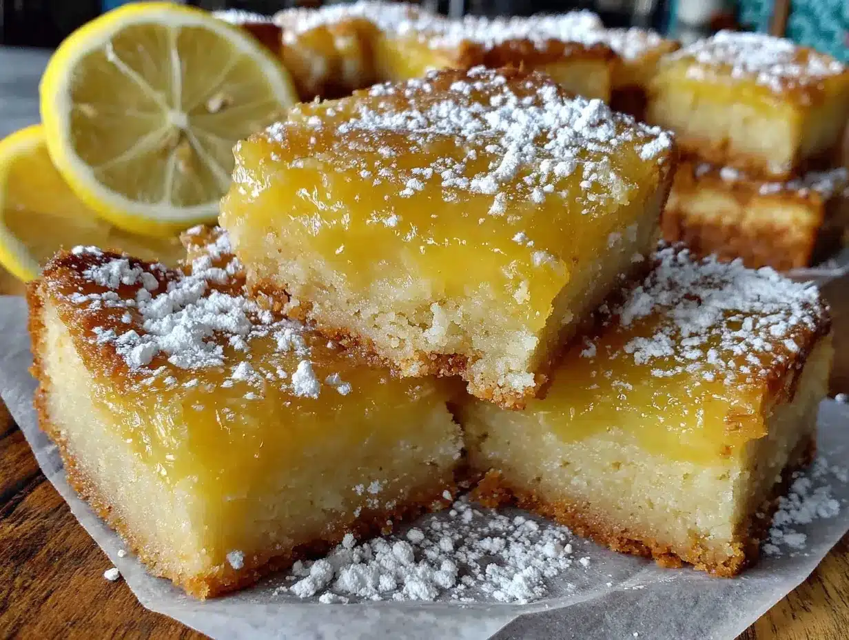 Meyer lemon bars preparation steps