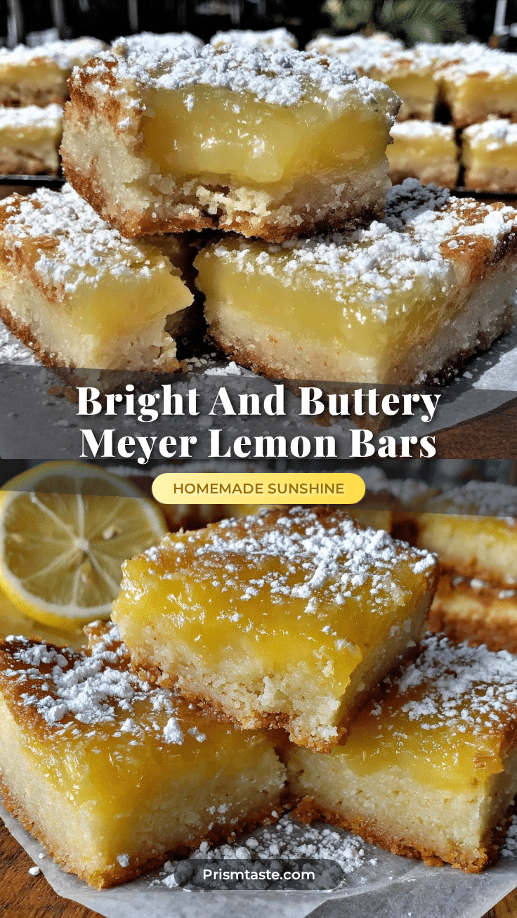 Meyer lemon bars recipe