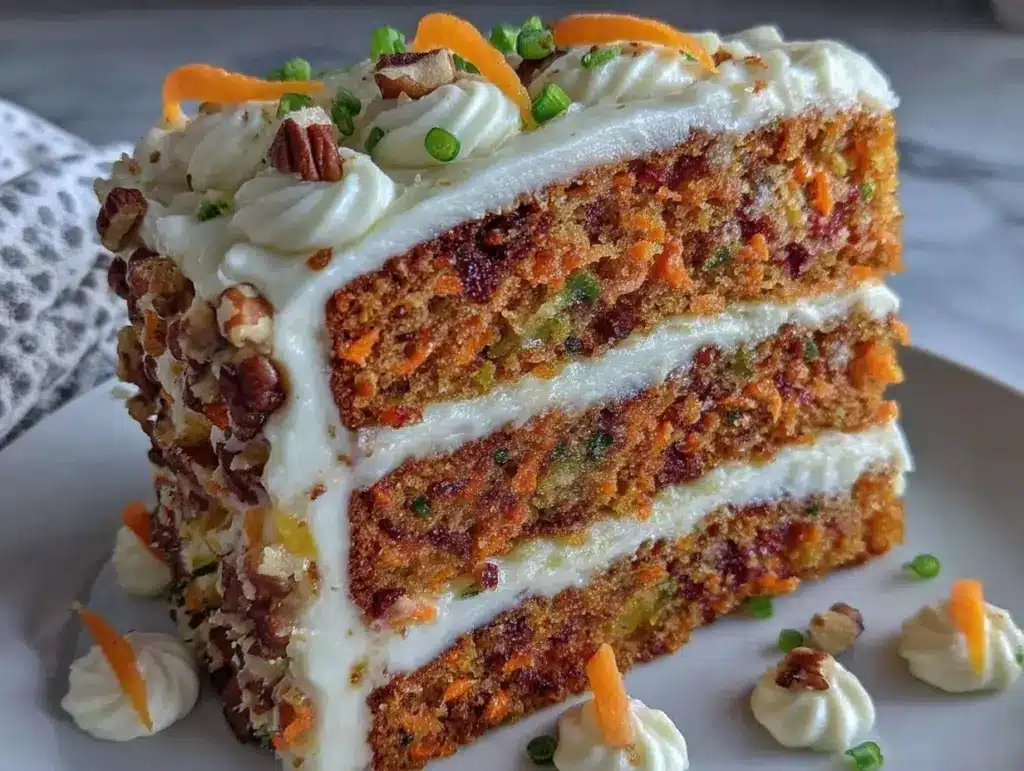 moist carrot cake recipe - featured image