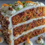 moist carrot cake recipe - featured image