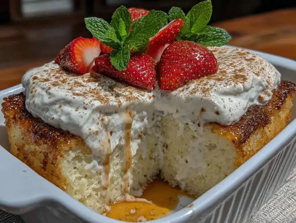 moist Tres Leches Cake - featured image