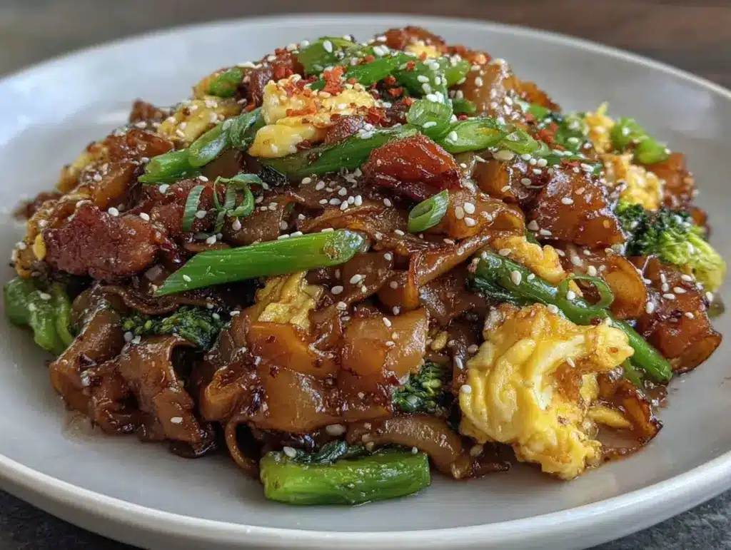 pad see ew noodles recipe - featured image