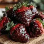 paleo chocolate covered strawberries - featured image