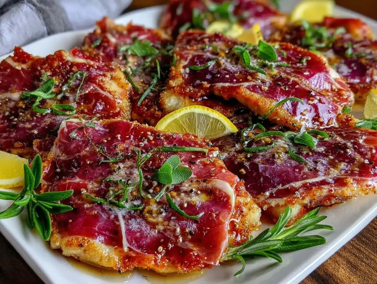 Saltimbocca recipe preparation steps