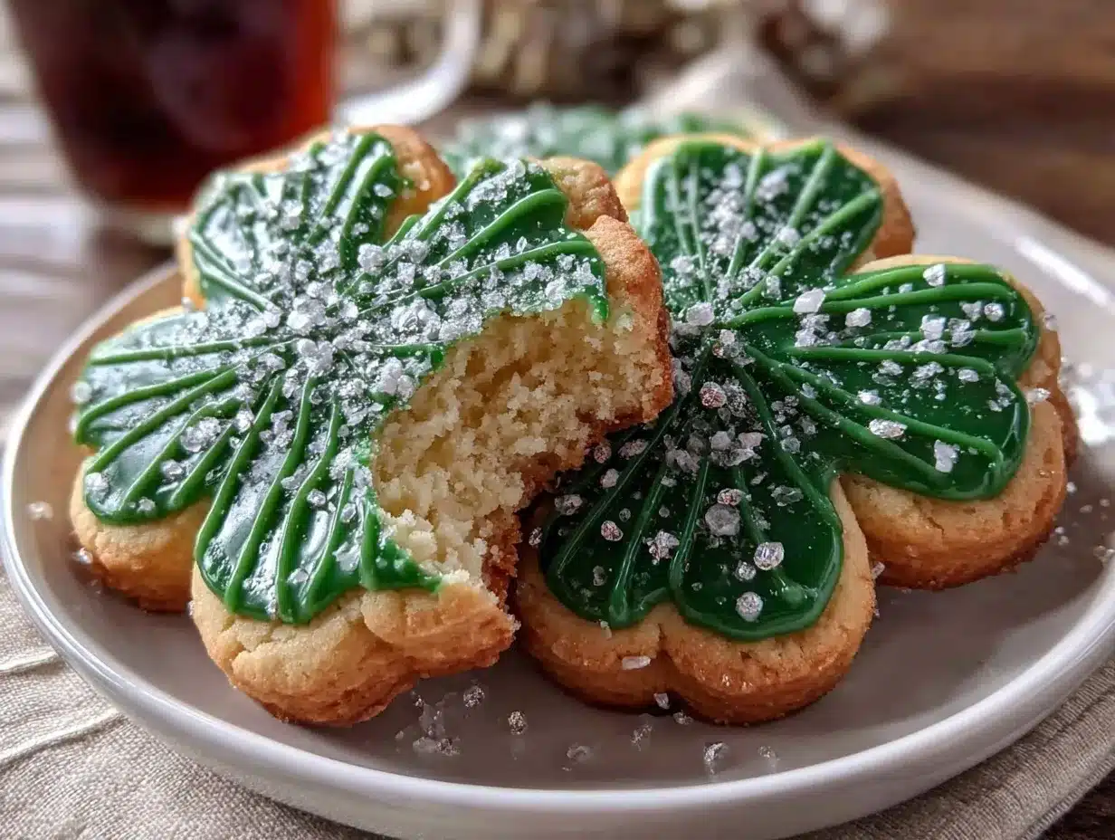 Shamrock Sugar Cookies preparation steps