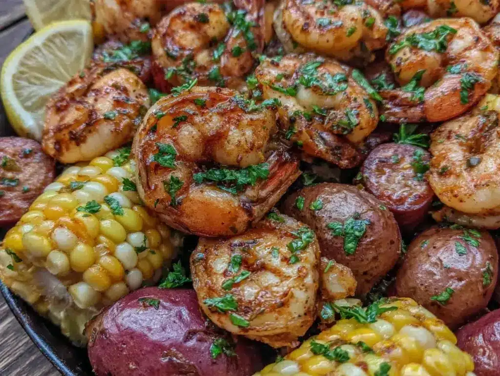 sheet pan shrimp boil - featured image