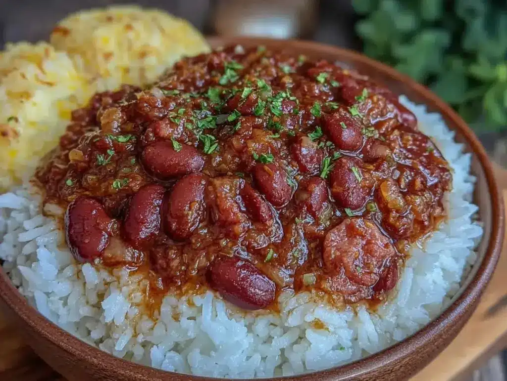 slow cooker red beans and rice - featured image