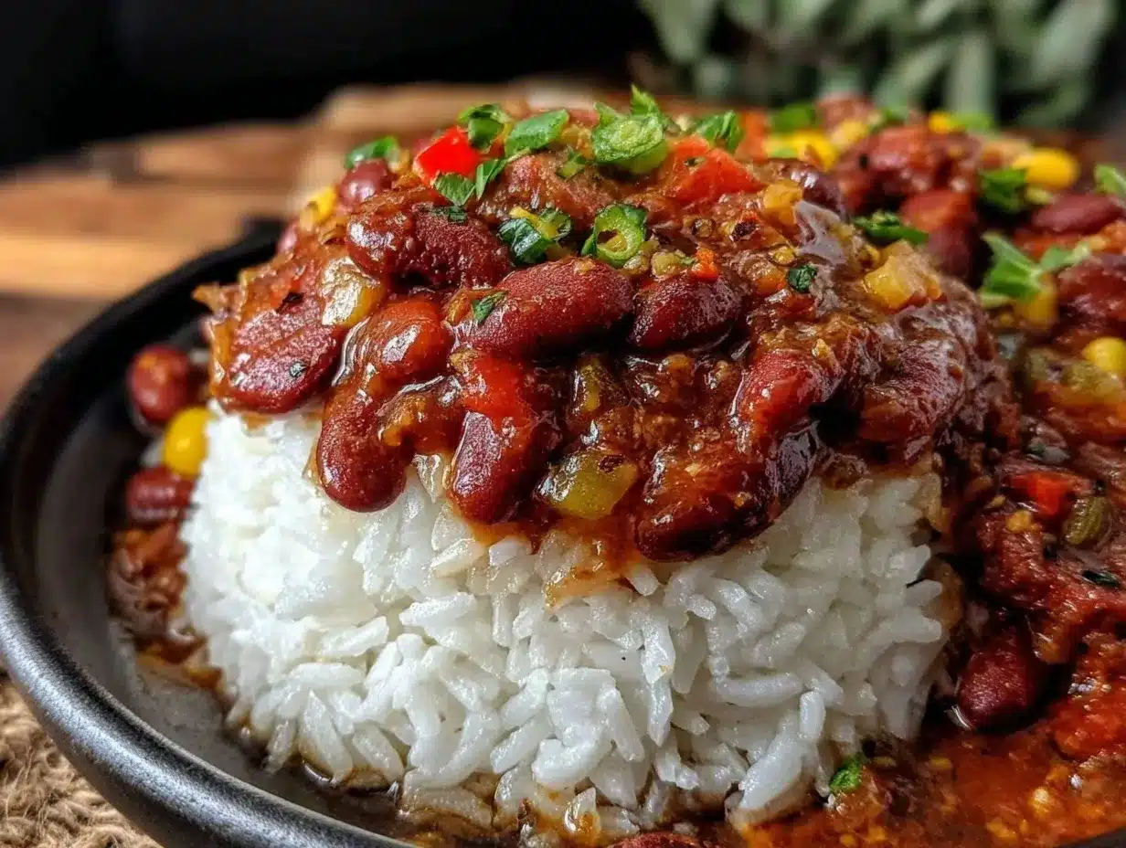 slow cooker red beans and rice preparation steps
