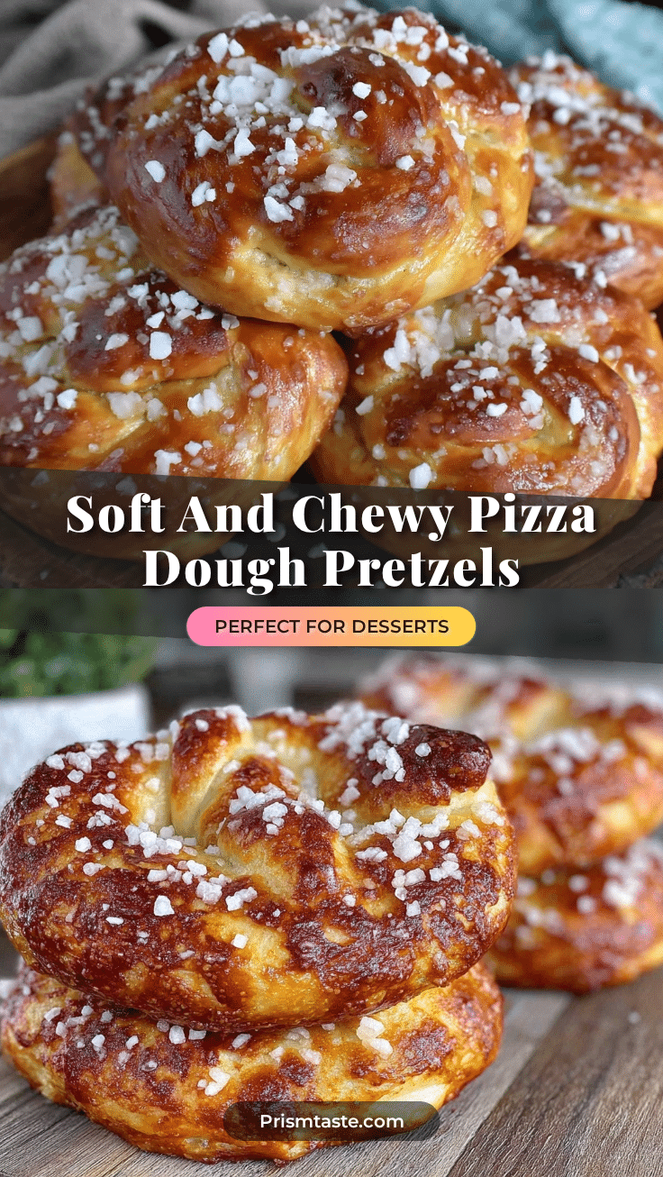 soft and chewy pizza dough pretzels recipe