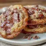 soft and gooey crumbl chocolate chip cookies - featured image