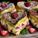 Strawberry Stuffed French Toast Hearts - featured image