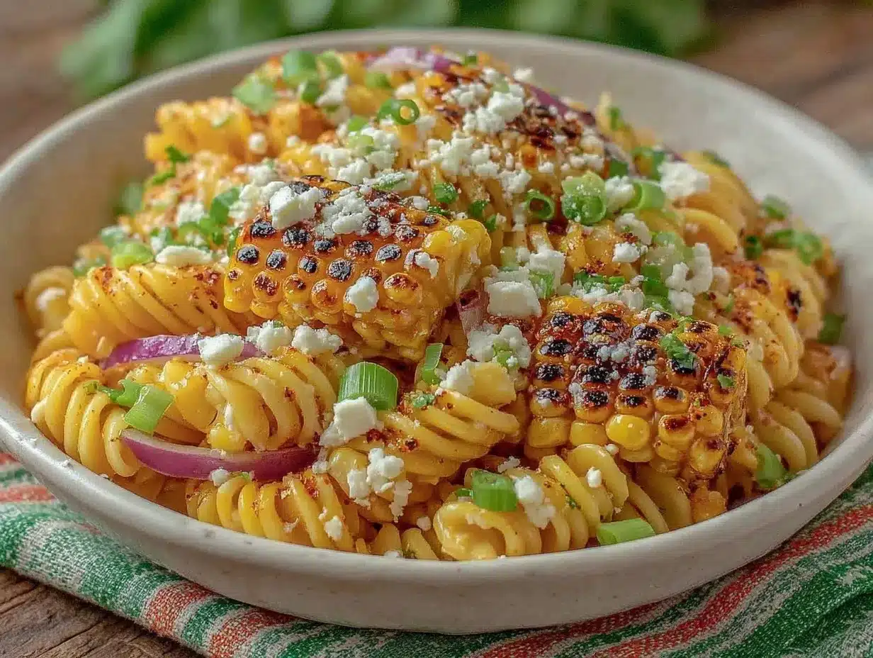 street corn pasta salad preparation steps