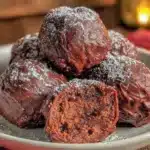 sugar-free dark chocolate truffles - featured image