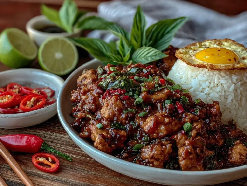 Thai Basil Chicken Pad Krapow - featured image