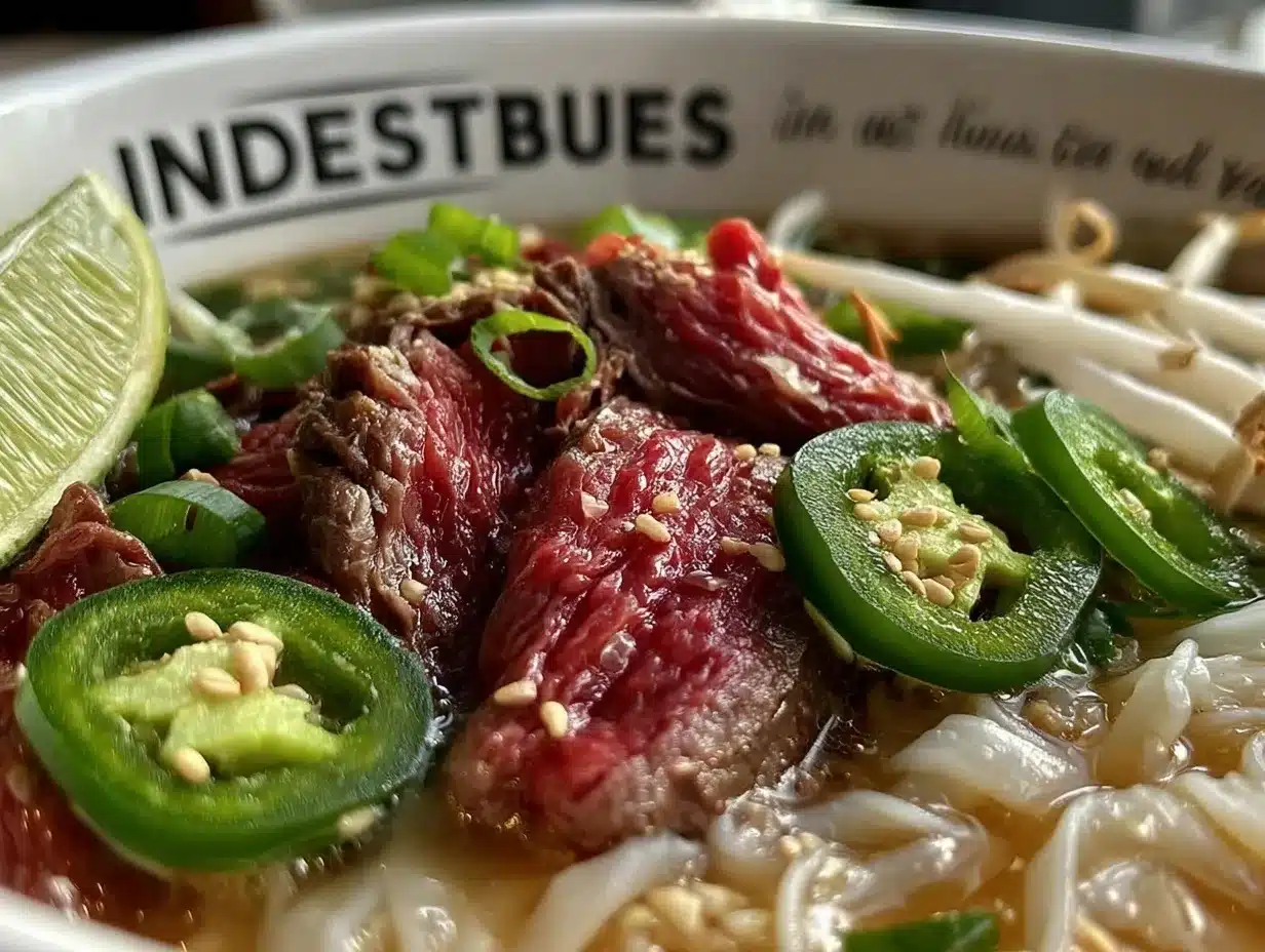 Vietnamese pho soup preparation steps