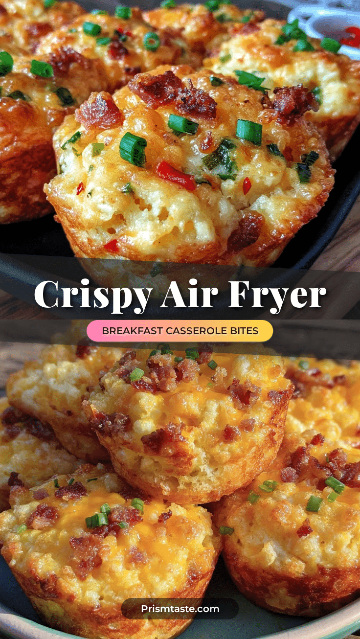 air fryer breakfast casserole bites recipe