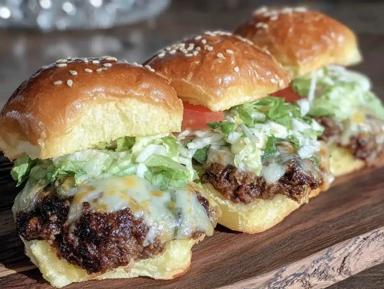 air fryer loaded burger sliders preparation steps