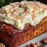 browned butter carrot cake loaf - featured image