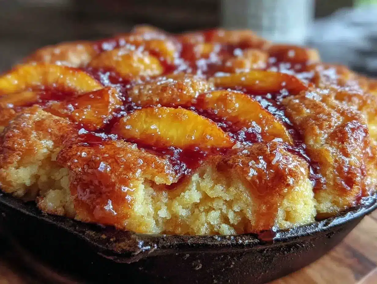 browned butter peach cobbler preparation steps