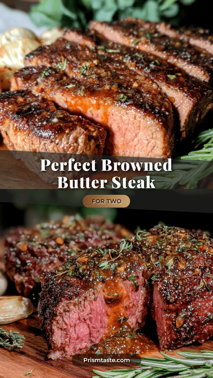 browned butter steak for two recipe