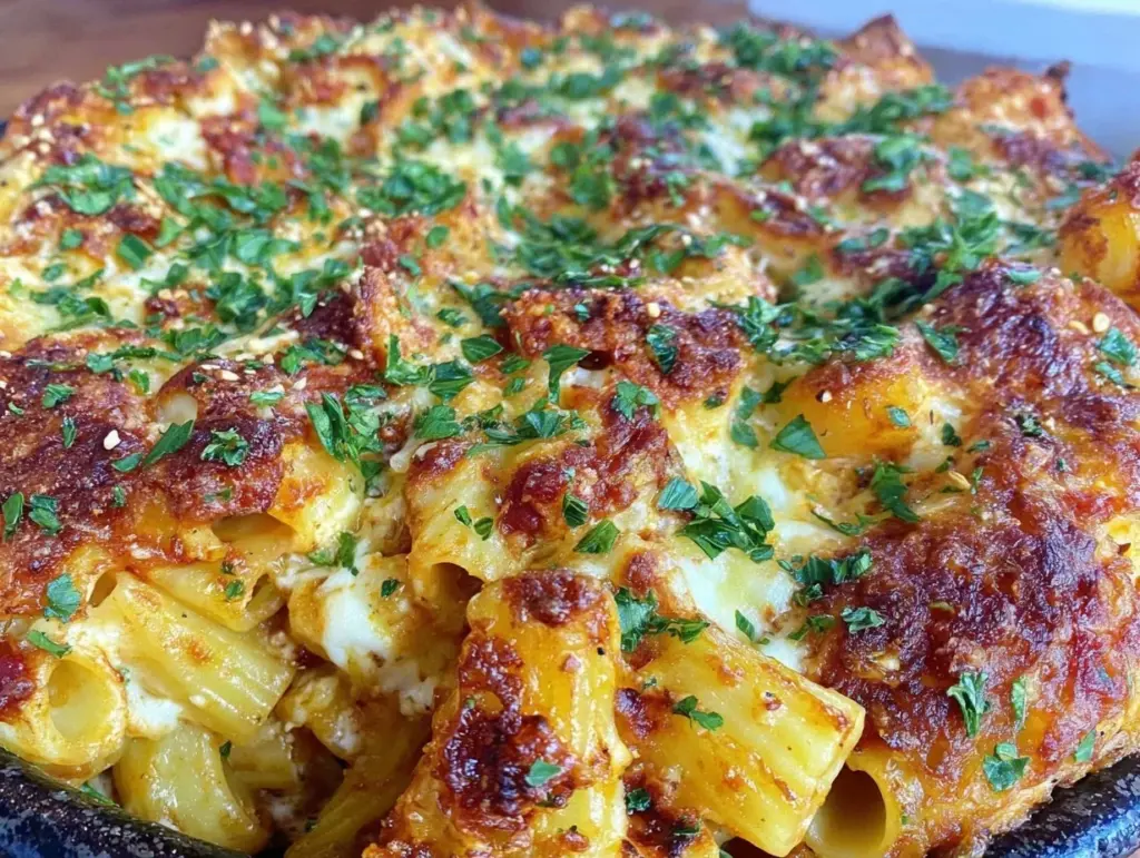 budget friendly loaded pasta bake - featured image