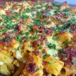 budget friendly loaded pasta bake - featured image