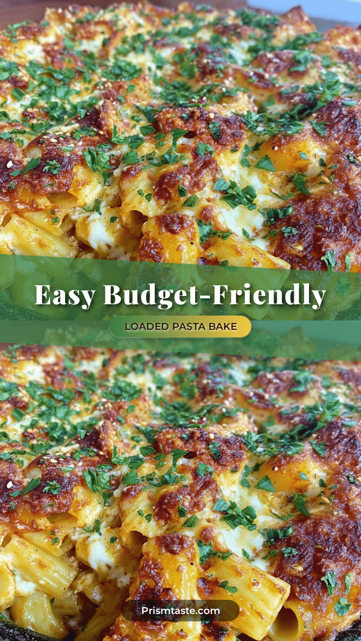 budget friendly loaded pasta bake recipe
