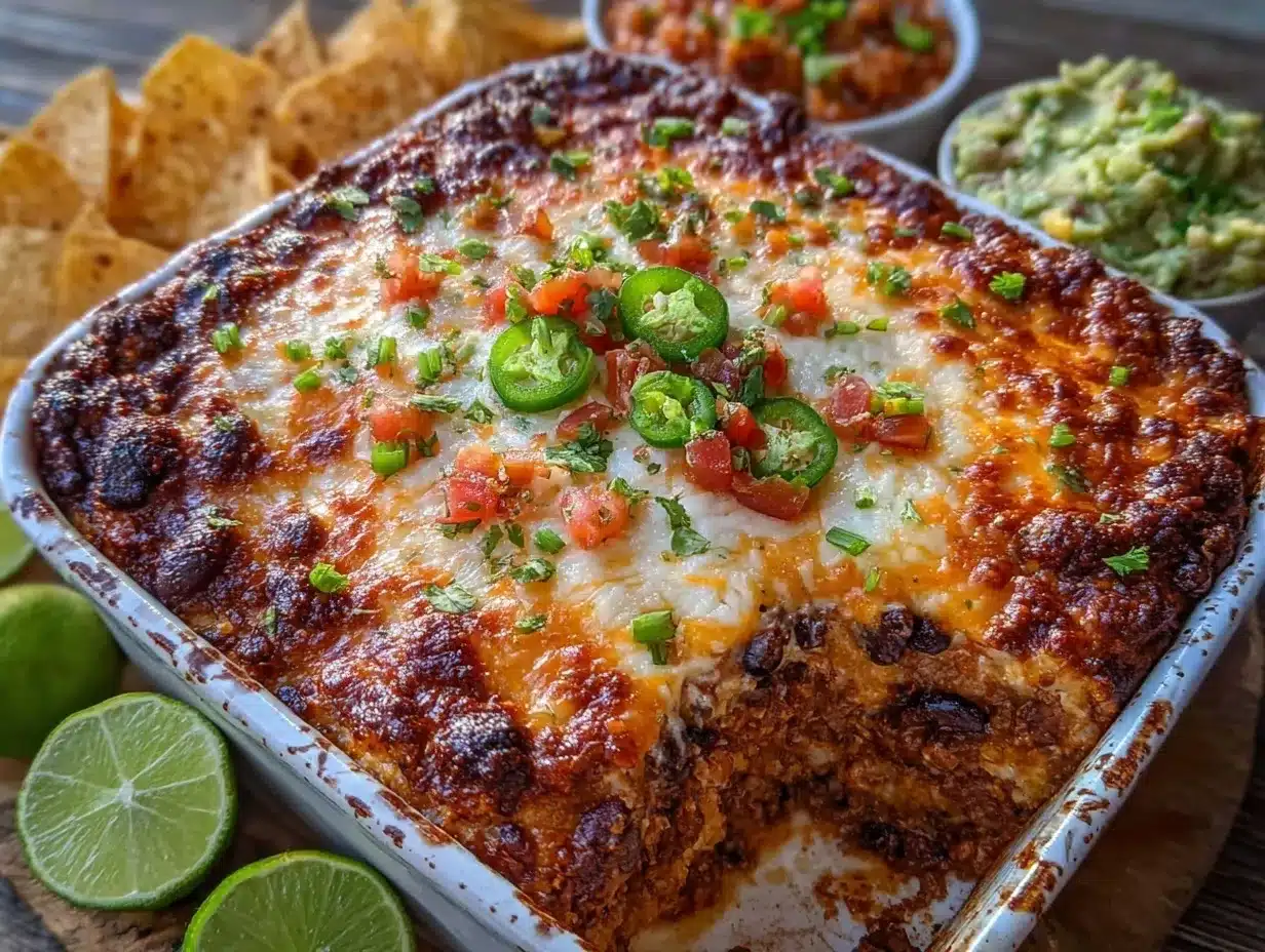 budget-friendly loaded taco casserole preparation steps